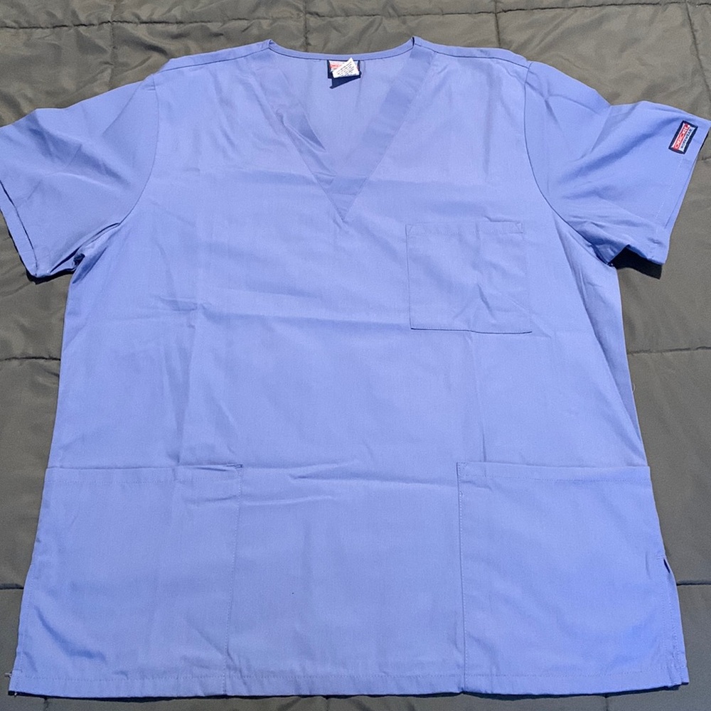 Never used Cherokee Workwear Light Blue Scrub Set (shirt and pants)